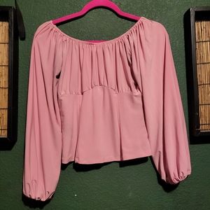 Pinup couture peasant top